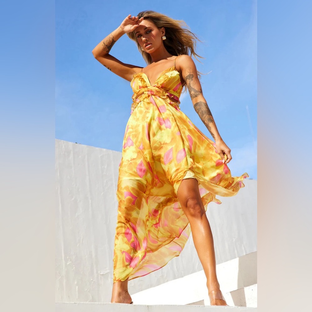 Sage and Paige Early Sunset Maxi Dress